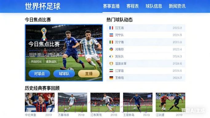 全面解析世界杯直播官网全站功能与特色 全面解析世界杯直播官网全站功能与特色
